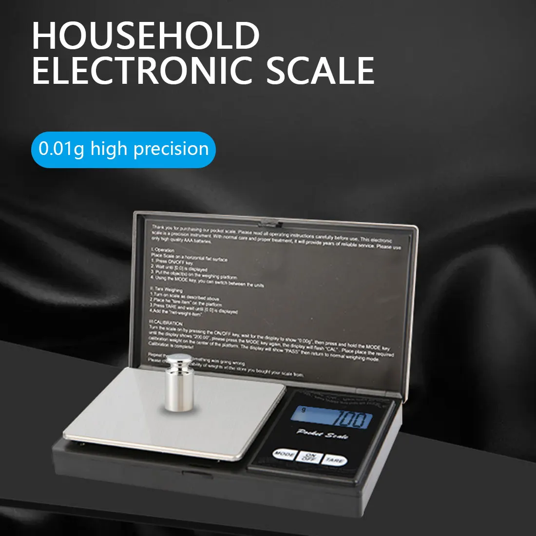 200g 500g x 0.01g high precision Digital kitchen Scale Jewelry Gold Balance Weight Gram LCD Pocket weighting Electronic Scales
200g 500g x 0.01g high precision Digital kitchen Scale Jewelry Gold Balance Weight Gram LCD Pocket weighting Electronic Scales