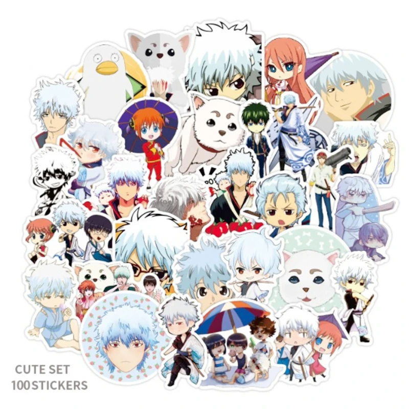 10/50/100Pcs/ Bag Gintama Japanese Animation DIY Creative Graffiti Sticker PVC Notebook Suitcase Car Guitar Waterproof Decal
10/50/100Pcs/ Bag Gintama Japanese Animation DIY Creative Graffiti Sticker PVC Notebook Suitcase Car Guitar Waterproof Decal