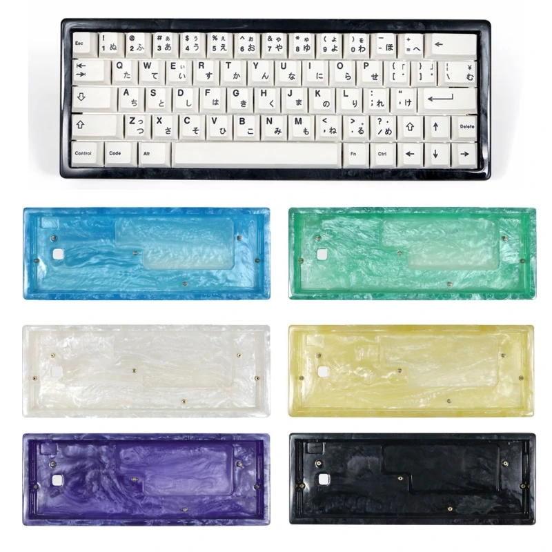 New Arrival Keyboard Case Resin Light Case Milk Shell PCB Costar Plate For 60% GH60 DZ60 XD60 Poker2 Mechanical Keyboard
New Arrival Keyboard Case Resin Light Case Milk Shell PCB Costar Plate For 60% GH60 DZ60 XD60 Poker2 Mechanical Keyboard