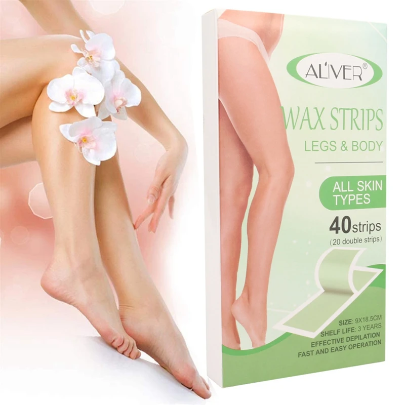 ELAIMEI 40Pcs/Set Hair Removal Wax Strips Papers Epilator Wax Strip Double Sided Depilation Uprooted Silky
ELAIMEI 40Pcs/Set Hair Removal Wax Strips Papers Epilator Wax Strip Double Sided Depilation Uprooted Silky
