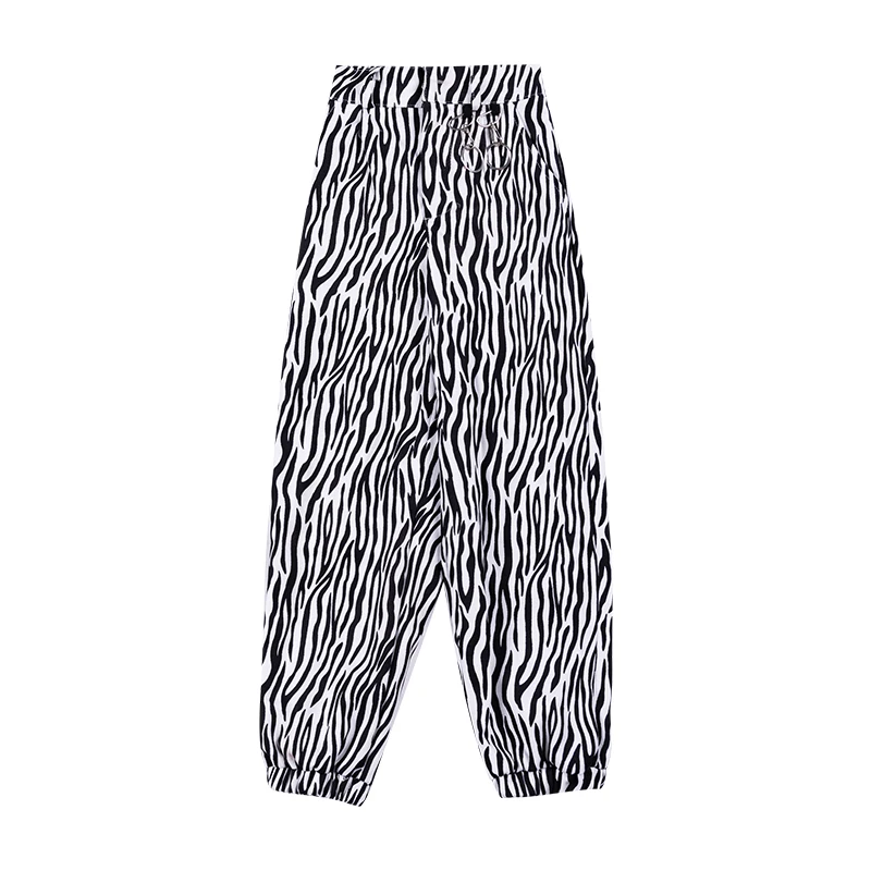 2021 Girls Jazz Dance Costume Children Street Dance Hip Hop Suit Kids New Year'S Day Catwalk Show Stage Zebra Pattern Clothes
2021 Girls Jazz Dance Costume Children Street Dance Hip Hop Suit Kids New Year'S Day Catwalk Show Stage Zebra Pattern Clothes