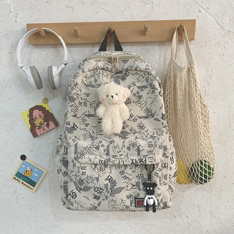 Школьный ранец для женщин, Корейская версия студенческого рюкзака, трендовый женский рюкзак с японским принтом
Школьный ранец для женщин, Корейская версия студенческого рюкзака, трендовый женский рюкзак с японским принтом