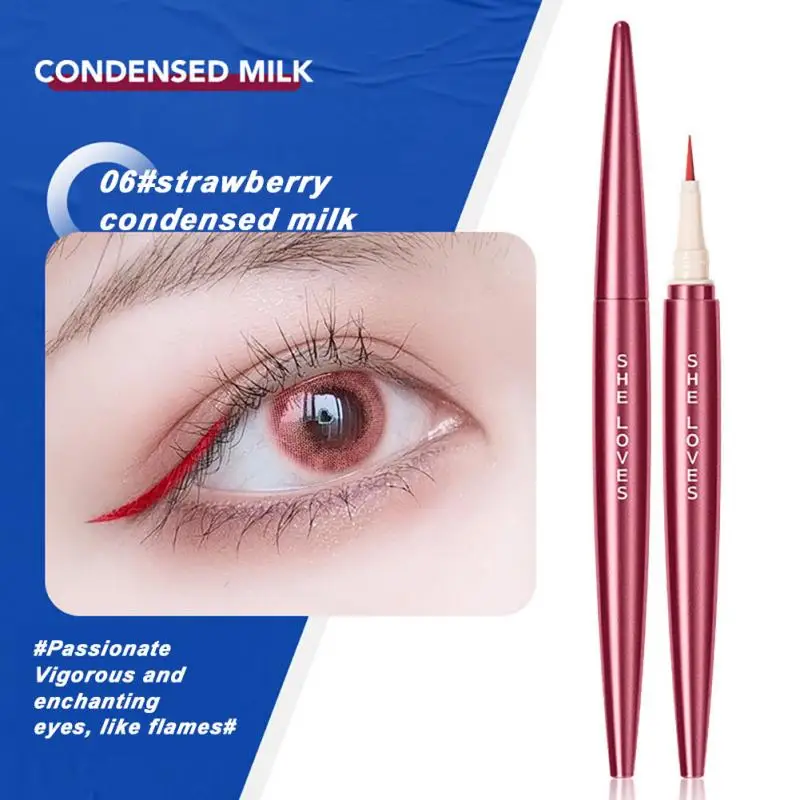 Eye Liner Cosmetics Waterproof Eyeliner Pen Quick-drying Eyeliner Colorful Effect Eyeliner Pen Women Makeup Eyes Cosmetics 
Eye Liner Cosmetics Waterproof Eyeliner Pen Quick-drying Eyeliner Colorful Effect Eyeliner Pen Women Makeup Eyes Cosmetics