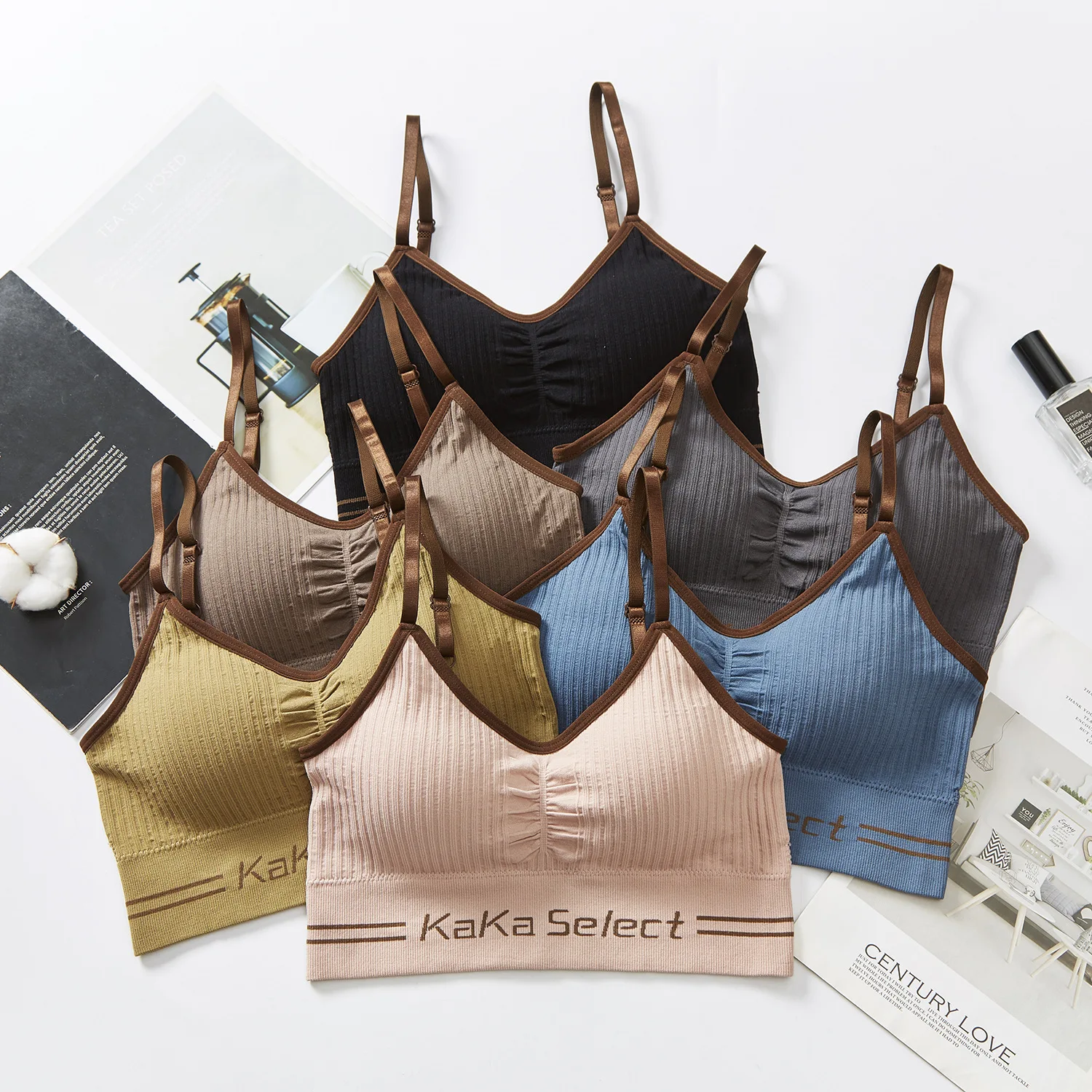 Women Cotton Underwear Tube Top Brassiere Sexy Letter Top Fashion Sports Tank Up Seamless Comfort Underwear Female Sexy Lingerie
Women Cotton Underwear Tube Top Brassiere Sexy Letter Top Fashion Sports Tank Up Seamless Comfort Underwear Female Sexy Lingerie