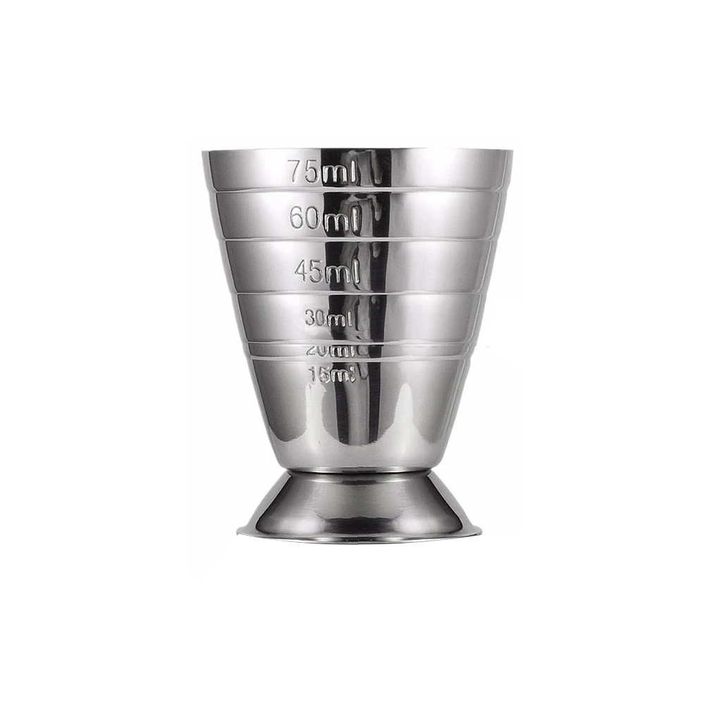 1PC/2PCS 75ML Stainless Steel Scale Measuring Jigger Cocktail Wine Drink Shaker Pub Bar Cup Drink Mixer Measuring Tool
1PC/2PCS 75ML Stainless Steel Scale Measuring Jigger Cocktail Wine Drink Shaker Pub Bar Cup Drink Mixer Measuring Tool