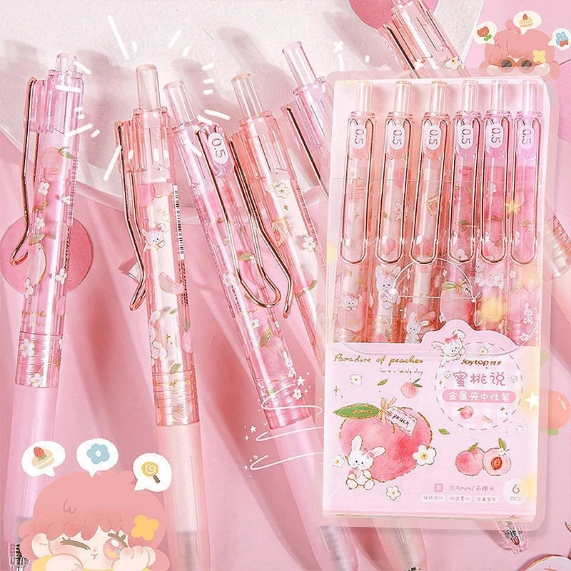 1Pcs 0.5mm Fresh Pink Peach Gel Pen Kawaii Strawberry Fruit Press Pen Neutral Pen Cute School Writing Supplies Gift
1Pcs 0.5mm Fresh Pink Peach Gel Pen Kawaii Strawberry Fruit Press Pen Neutral Pen Cute School Writing Supplies Gift