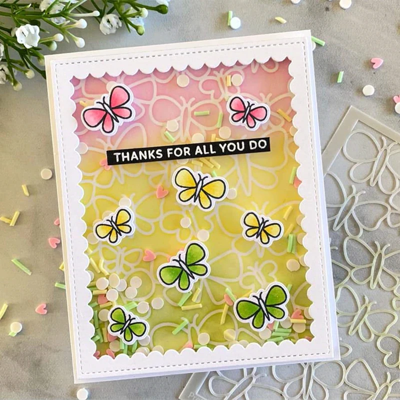 New Butterfly Pattern Printing Pattern Metal Cutting Stencil DIY Scrapbooking Easter Craft Embossing Making Stencil
New Butterfly Pattern Printing Pattern Metal Cutting Stencil DIY Scrapbooking Easter Craft Embossing Making Stencil