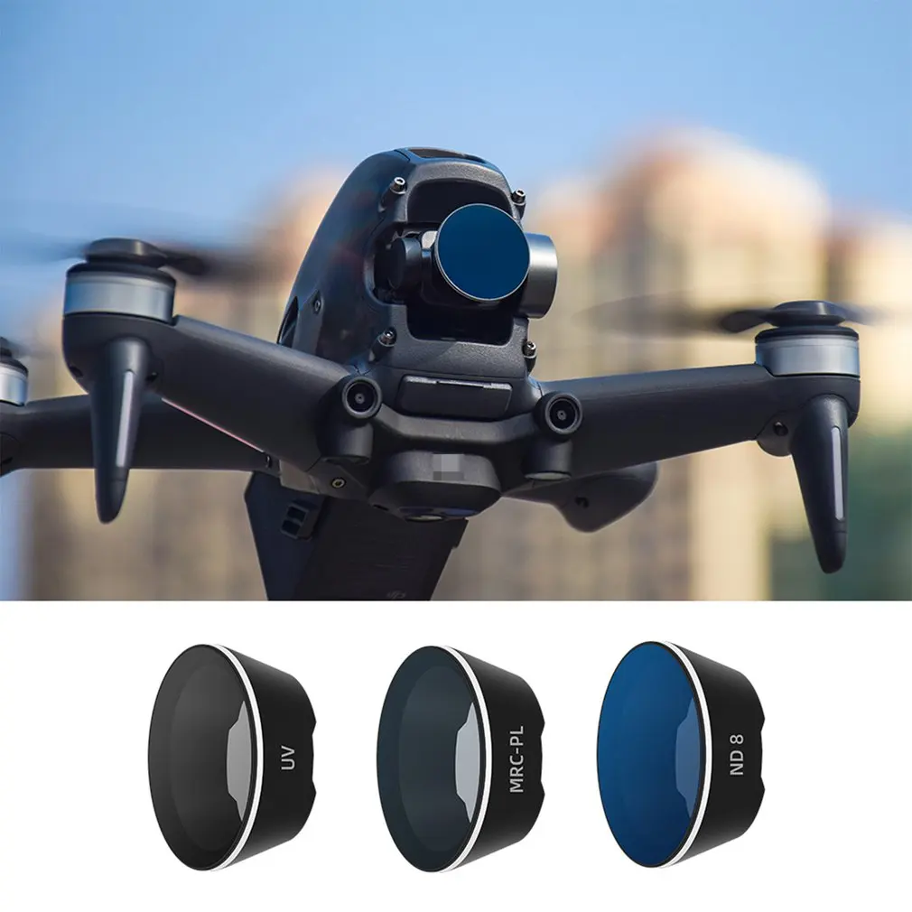 3 PCS UV+CPL+ND8 Drone Lens Filter for DJI FPV Combo Drone Camera Waterproof And Oil-proof
3 PCS UV+CPL+ND8 Drone Lens Filter for DJI FPV Combo Drone Camera Waterproof And Oil-proof