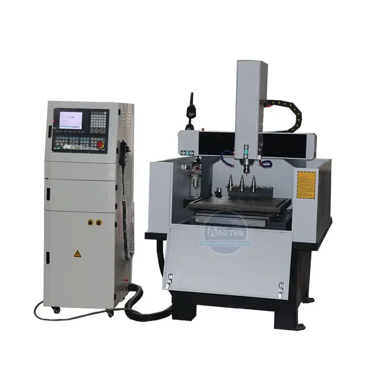 

3 axis aluminum steel mold cnc router milling engraving machine for metal 6060