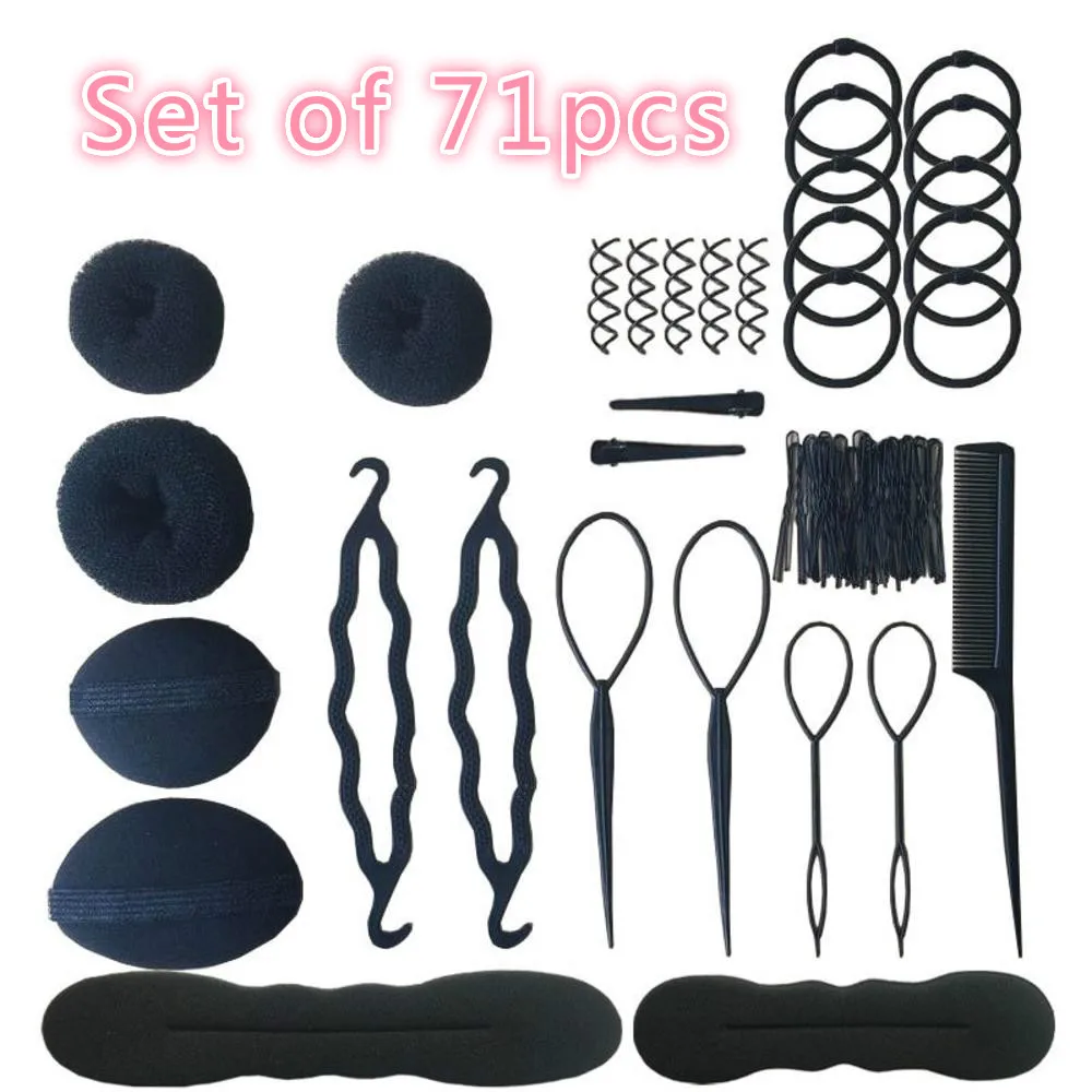 71pcs Spiral Tool Magic Accessories Simple Tools Braid Of Braiding Kit Modelling Hair Styling Design Дизайн Прически
71pcs Spiral Tool Magic Accessories Simple Tools Braid Of Braiding Kit Modelling Hair Styling Design Дизайн Прически
