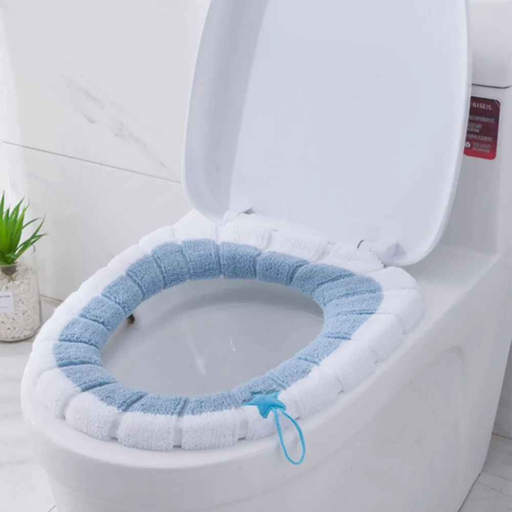 Bathroom Warmer Toilet Washable Soft Pad Seat Closestool Cover Lid Mat Cushion Knitting O-shape Home Decor Toilet Seat Cover
Bathroom Warmer Toilet Washable Soft Pad Seat Closestool Cover Lid Mat Cushion Knitting O-shape Home Decor Toilet Seat Cover