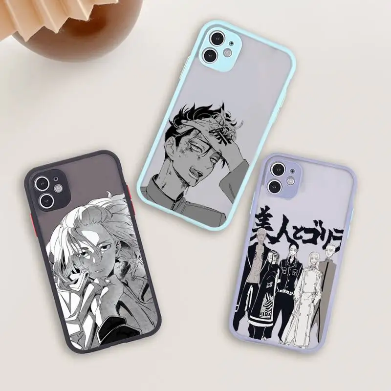 Tokyo Avengers Phone Case For iPhone 12 11 Mini Pro XR XS Max 7 8 Plus X Matte transparent blue Back Cover
Tokyo Avengers Phone Case For iPhone 12 11 Mini Pro XR XS Max 7 8 Plus X Matte transparent blue Back Cover