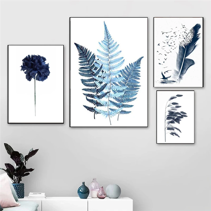 Minimalist Watercolor Blue Flowers Leaf Painting Canvas Art Poster and Prints Botanical Plant Wall Picture for Room Nordic Decor
Minimalist Watercolor Blue Flowers Leaf Painting Canvas Art Poster and Prints Botanical Plant Wall Picture for Room Nordic Decor