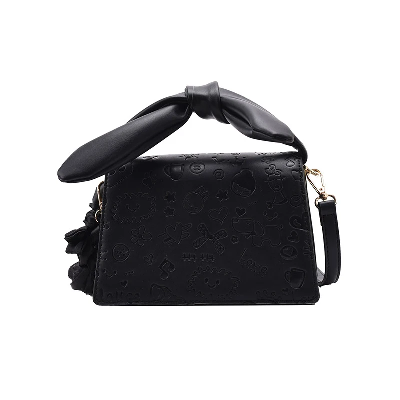 Printing Designer PU Leather Tote Small Crossbody Bag 2021 Fashion New High-quality Lady Black Vintage Bow Shoulder Handbag
Printing Designer PU Leather Tote Small Crossbody Bag 2021 Fashion New High-quality Lady Black Vintage Bow Shoulder Handbag