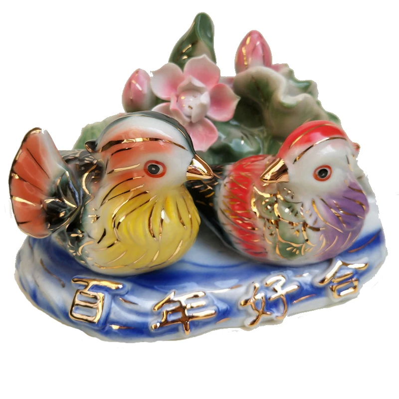 Mandarin Duck Lovers Ornamental Decorations For Family Decorations Wedding Gifts Creative Decorations Marriage Geomancy A313
Mandarin Duck Lovers Ornamental Decorations For Family Decorations Wedding Gifts Creative Decorations Marriage Geomancy A313