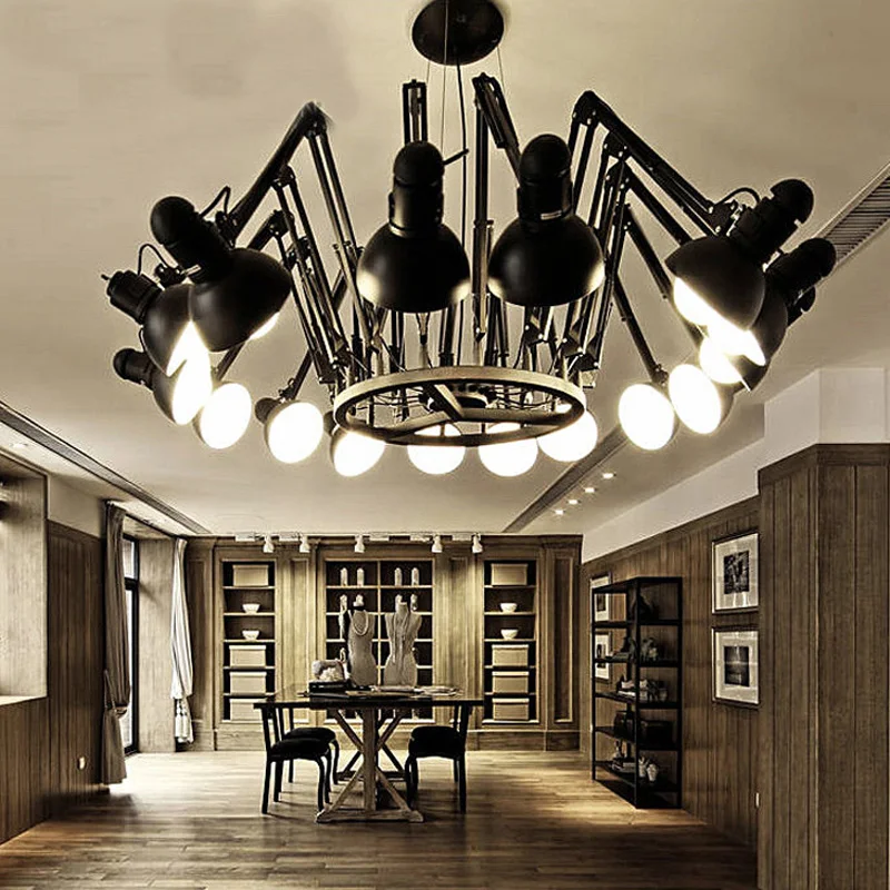Coffee shop led spider pendant lights E27 led luminaire living room hotel light fashion shop Bar red black white pendant lamp
Coffee shop led spider pendant lights E27 led luminaire living room hotel light fashion shop Bar red black white pendant lamp