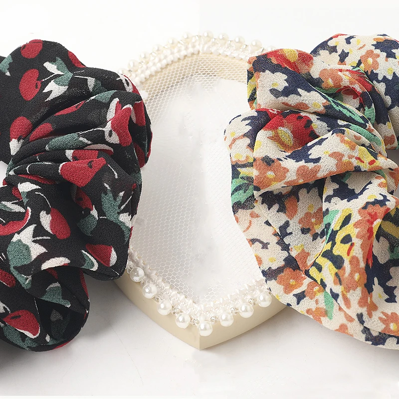 Floral Chiffon Hair Scrunchies Printed Women Fashion Elastic Hair Bands Vintage Lady Stretch Chiffon Headwear Adult Hair Rope
Floral Chiffon Hair Scrunchies Printed Women Fashion Elastic Hair Bands Vintage Lady Stretch Chiffon Headwear Adult Hair Rope