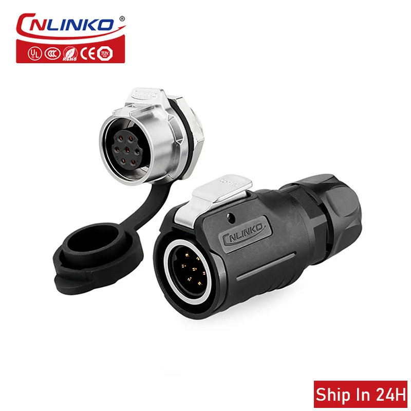 Cnlinko LP16 Plastic Metal Industrial Aviation 7pin IP67 Waterproof Welding Wire Power Connector Stage Street Lighting Adapter
Cnlinko LP16 Plastic Metal Industrial Aviation 7pin IP67 Waterproof Welding Wire Power Connector Stage Street Lighting Adapter