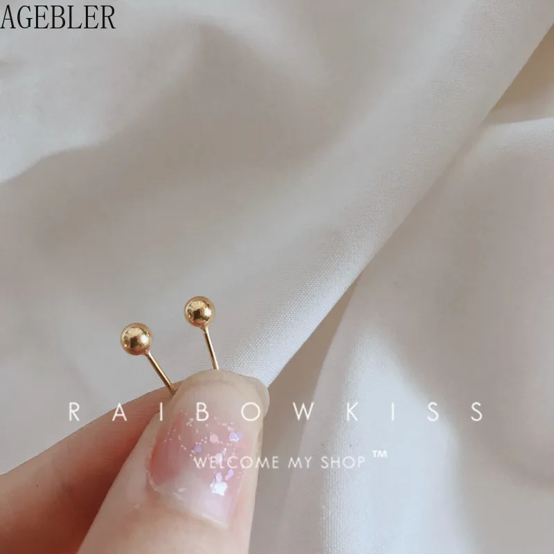 Fashion Simple Round Beads Stud Earrings Golden Beans S925 Sterling Silver Jewelry for Men and Women Jewelry Luxury
Fashion Simple Round Beads Stud Earrings Golden Beans S925 Sterling Silver Jewelry for Men and Women Jewelry Luxury