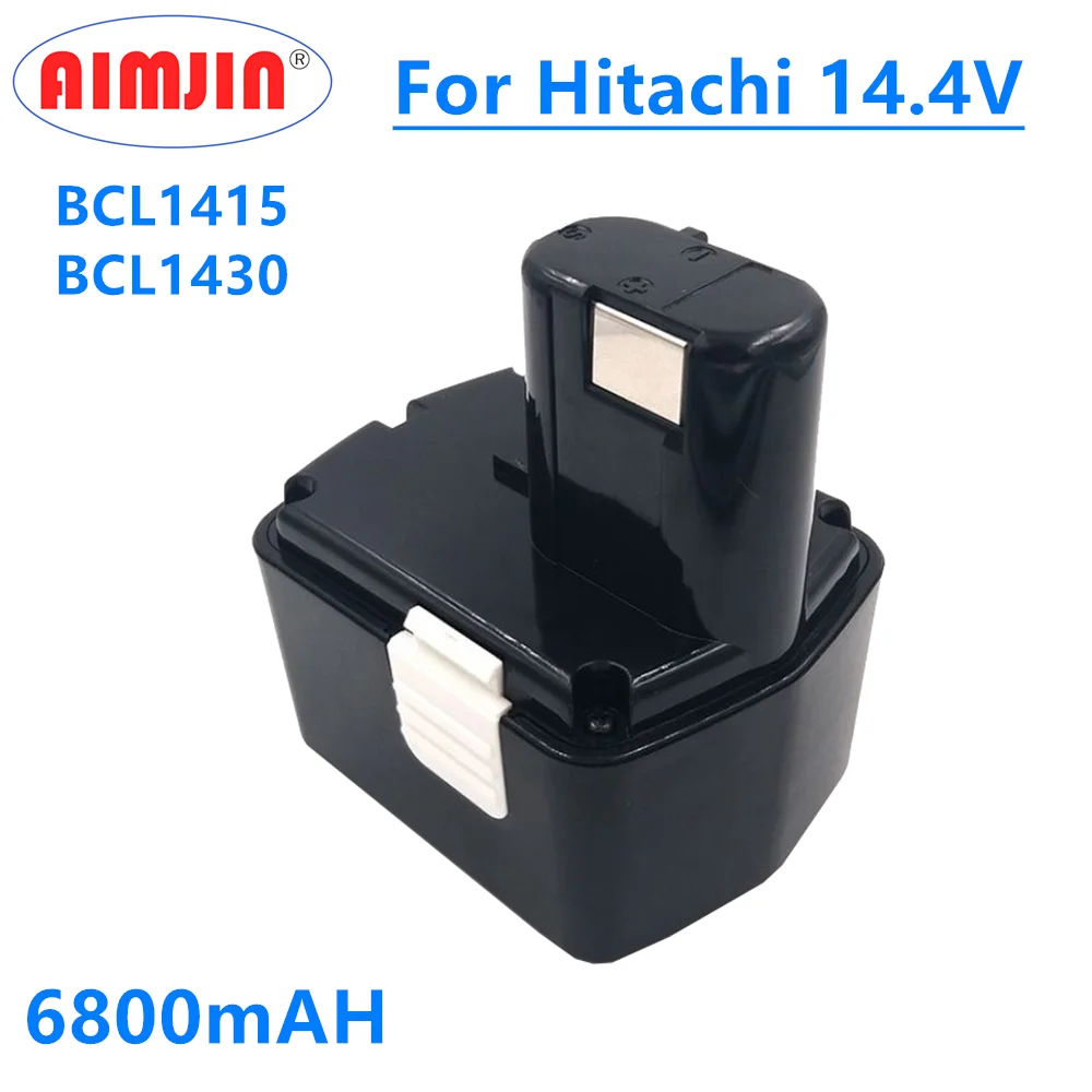 Original 14.4V 6800mAh Replaceable Power Tool Battery for Hitachi BCL1430 CJ14DL DH14DL EBL1430 BCL1430 BCL1415 NI-CD Battery
Original 14.4V 6800mAh Replaceable Power Tool Battery for Hitachi BCL1430 CJ14DL DH14DL EBL1430 BCL1430 BCL1415 NI-CD Battery