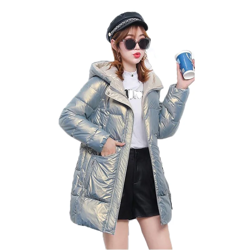 Зимнее пуховое хлопковое пальто для женщин, новинка 2021, блестящие свободные парки, куртка розового, зеленого, черного цветов, плотное теплое...
Зимнее пуховое хлопковое пальто для женщин, новинка 2021, блестящие свободные парки, куртка розового, зеленого, черного цветов, плотное теплое...