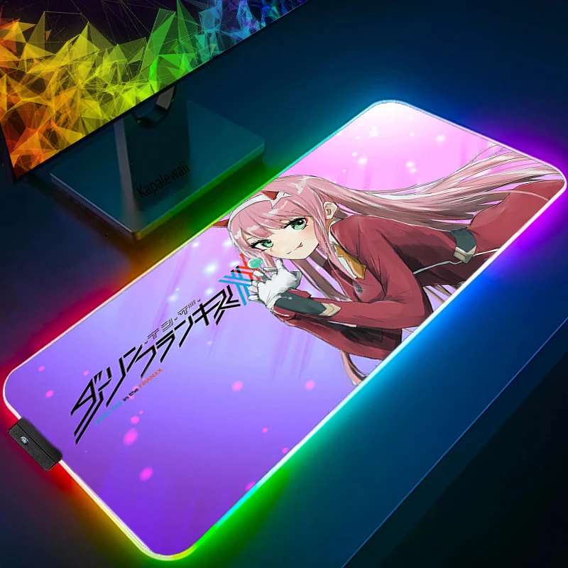 RGB Zero Two Gaming Play Mats Mousepad Anime Cartoon Size Gamer Mouse Pad PC Keyboard Desk Computer Mat XXL Notbook Pads
RGB Zero Two Gaming Play Mats Mousepad Anime Cartoon Size Gamer Mouse Pad PC Keyboard Desk Computer Mat XXL Notbook Pads
