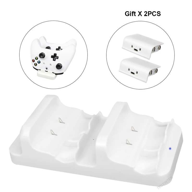 Dual Charger For XBox One Slim/X Controller Gamepad Battery Charger Joystick Charging base Dock Station Stand Gaming Accessories
Dual Charger For XBox One Slim/X Controller Gamepad Battery Charger Joystick Charging base Dock Station Stand Gaming Accessories