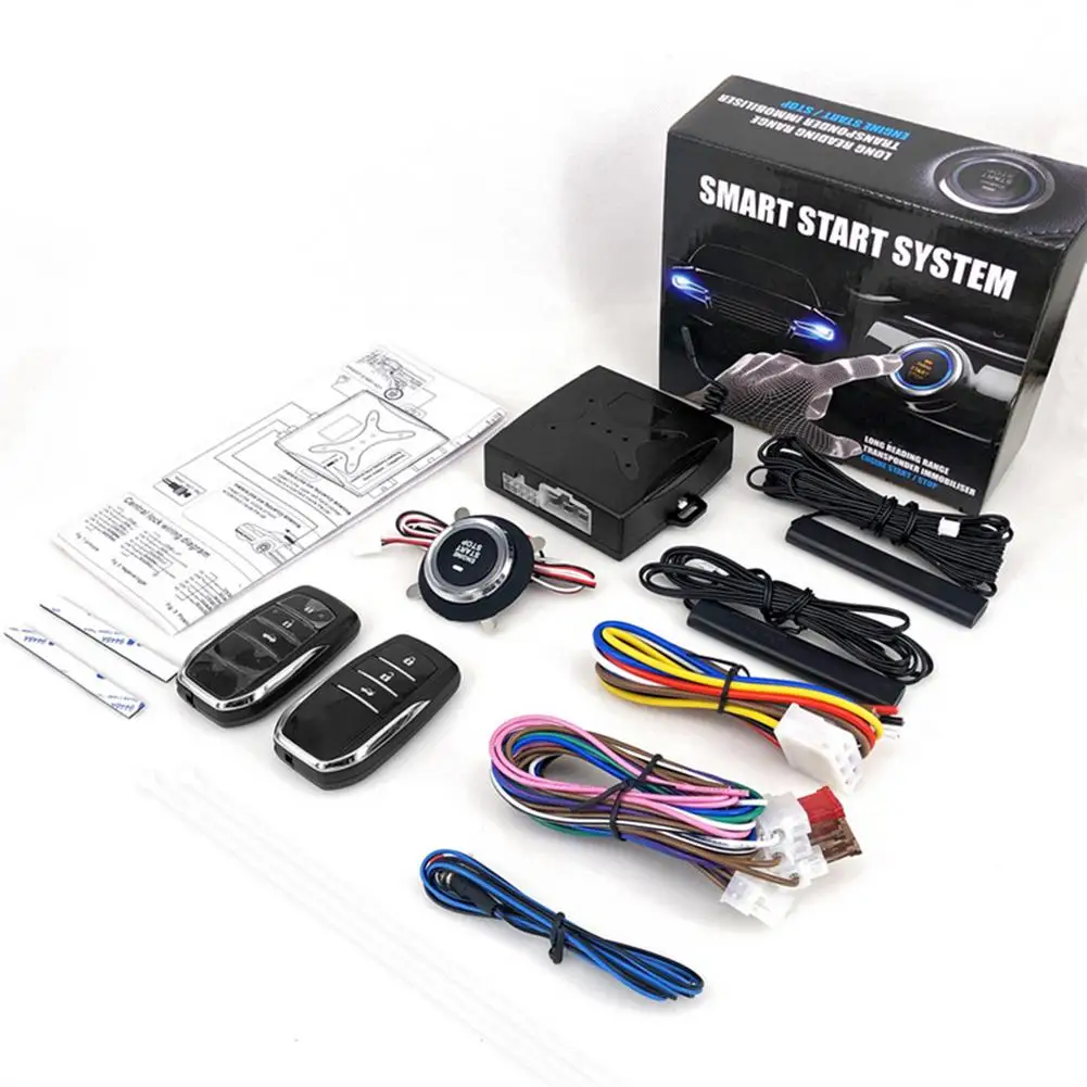 12V Car SUV Keyless Entry System Engine Start Alarm System Push One-button Start System Remote Starter Stop For X1 X5 X7 
12V Car SUV Keyless Entry System Engine Start Alarm System Push One-button Start System Remote Starter Stop For X1 X5 X7