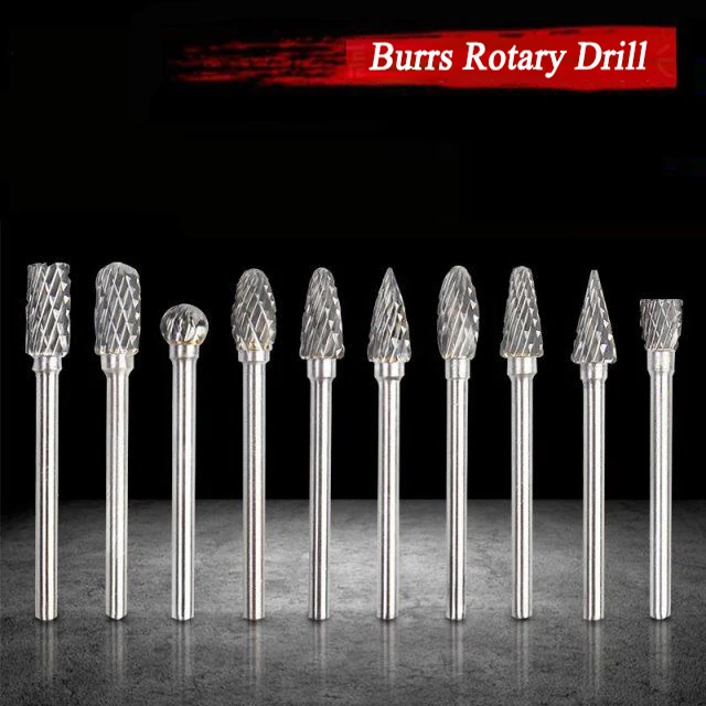 1/8" 3x6mm Drill Bit Rotary Burrs File Metal Diamond Grinding Woodworking Engraving Milling Cutters Double Cut Drill Bit
1/8" 3x6mm Drill Bit Rotary Burrs File Metal Diamond Grinding Woodworking Engraving Milling Cutters Double Cut Drill Bit