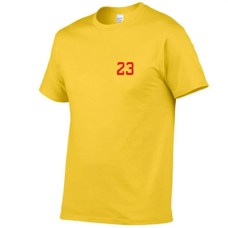 Футболка мужская с коротким рукавом, повседневная тенниска из 100% хлопка, майка с принтом баскетбола 23, лето
Футболка мужская с коротким рукавом, повседневная тенниска из 100% хлопка, майка с принтом баскетбола 23, лето