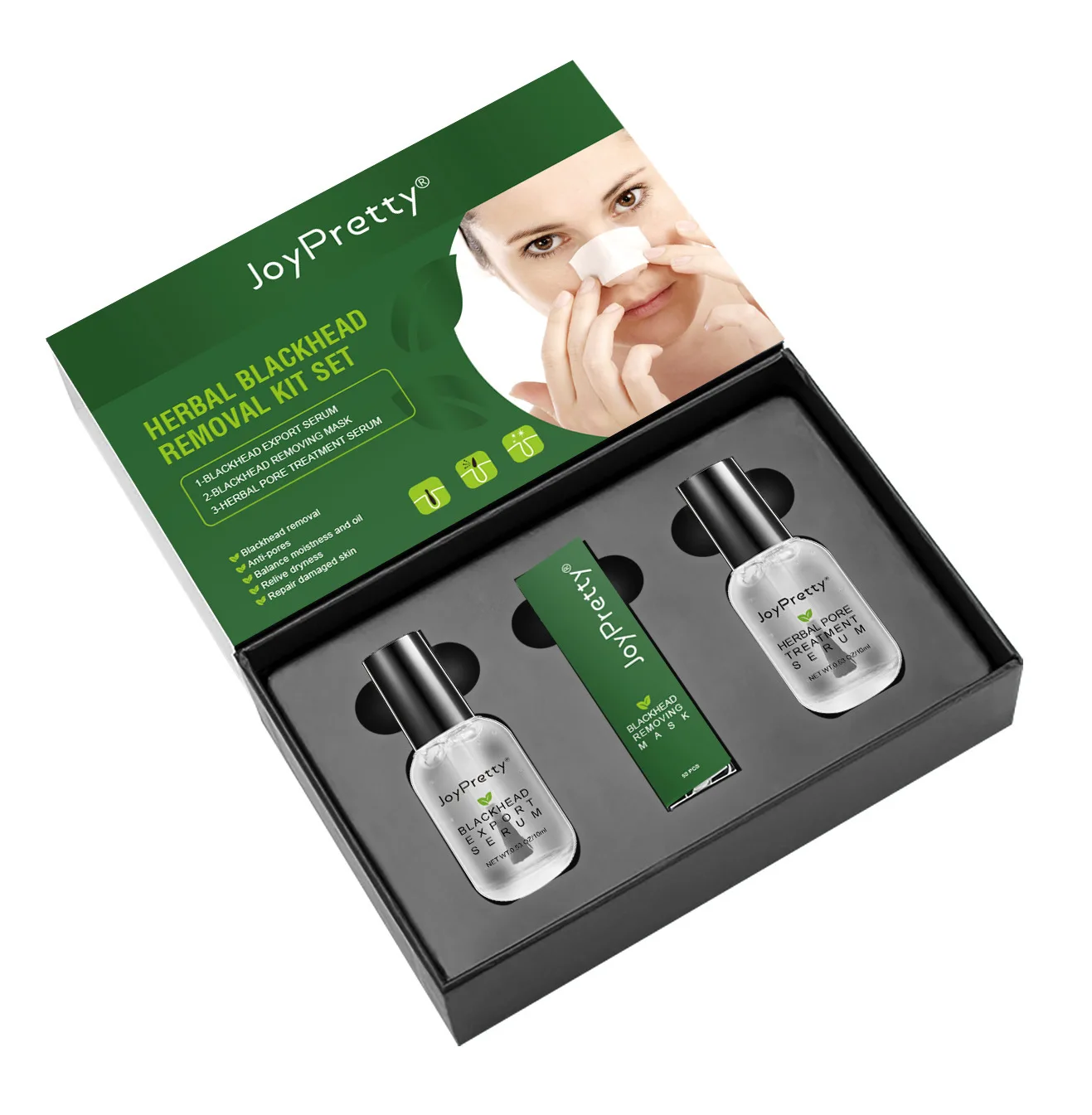 AUQUEST Jiubeti Bamboo Charcoal Gentle Cleansing Blackheads Set Cleansing Pore-shrinking nasal membrane nasal patch Nursing set
AUQUEST Jiubeti Bamboo Charcoal Gentle Cleansing Blackheads Set Cleansing Pore-shrinking nasal membrane nasal patch Nursing set