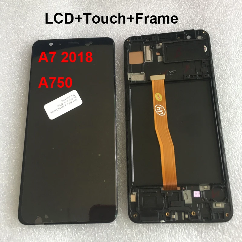 Дисплейный модуль для Samsung Galaxy A7 2018 A750 SM A750F с рамкой/без рамки|Экраны мобильных