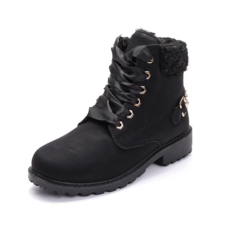 New Pink Women Boots Lace up Solid Casual Ankle Boots Booties Round Toe Women Shoes winter snow boots warm british shoes woman
New Pink Women Boots Lace up Solid Casual Ankle Boots Booties Round Toe Women Shoes winter snow boots warm british shoes woman