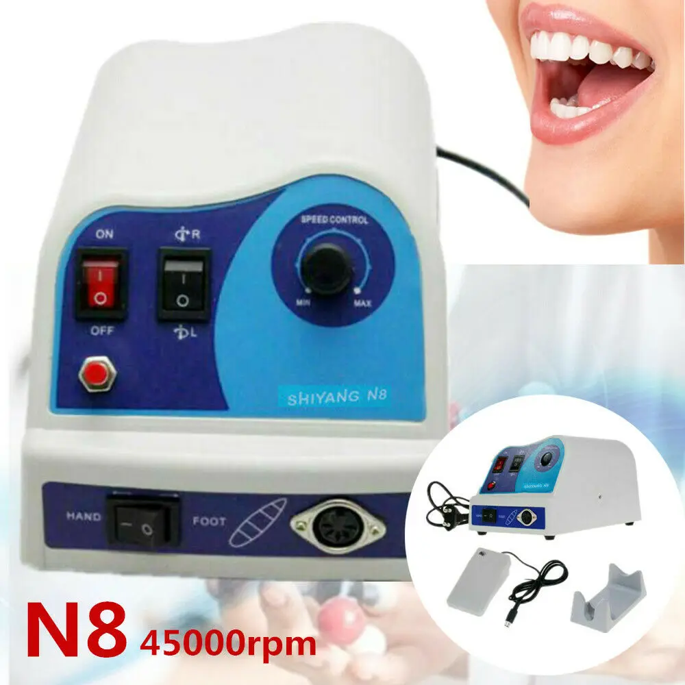 Dental Electric Micromotor N8 Marathon Polishing Unit fit 45K 50K RPM Handpiece
Dental Electric Micromotor N8 Marathon Polishing Unit fit 45K 50K RPM Handpiece