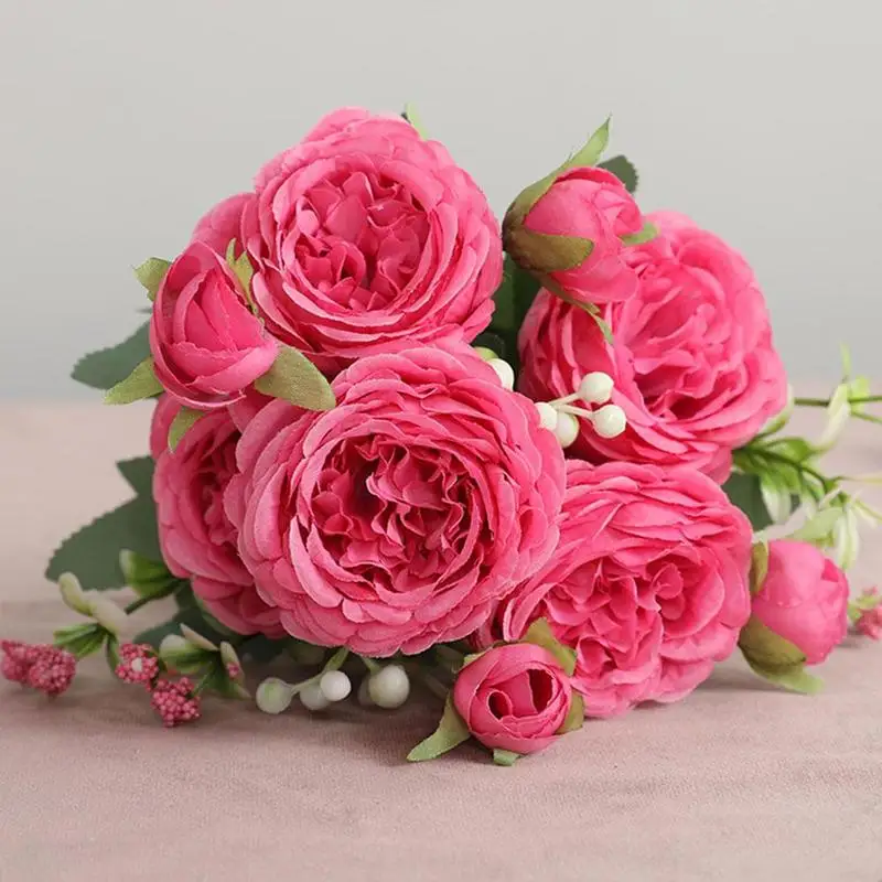 Simulation Persian Roses Wedding Arrangement Bunch Artificial Flower Valentine's Day Decoration
Simulation Persian Roses Wedding Arrangement Bunch Artificial Flower Valentine's Day Decoration