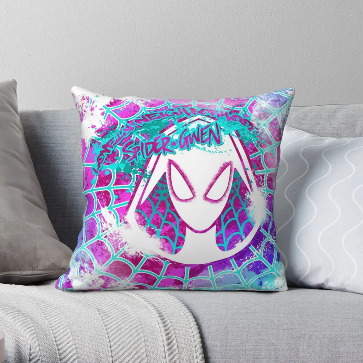 Lovely Neighborhood Spider Gwen Pillowcase Polyester Linen Velvet Pattern Zip Decor Throw Pillow Case Home Cushion Cover 45x45
Lovely Neighborhood Spider Gwen Pillowcase Polyester Linen Velvet Pattern Zip Decor Throw Pillow Case Home Cushion Cover 45x45