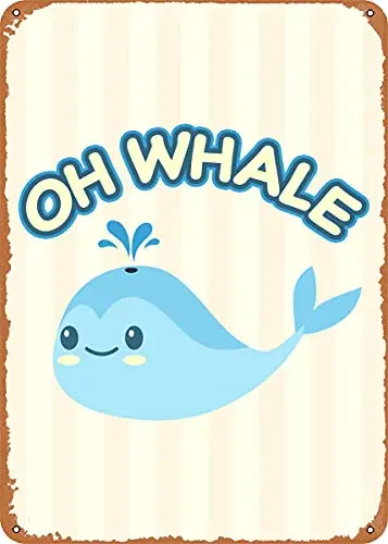 Kawaii Cute Whale Pun Vintage Look Metal Sign Patent Art Prints Retro Gift 8x12 Inch
Kawaii Cute Whale Pun Vintage Look Metal Sign Patent Art Prints Retro Gift 8x12 Inch