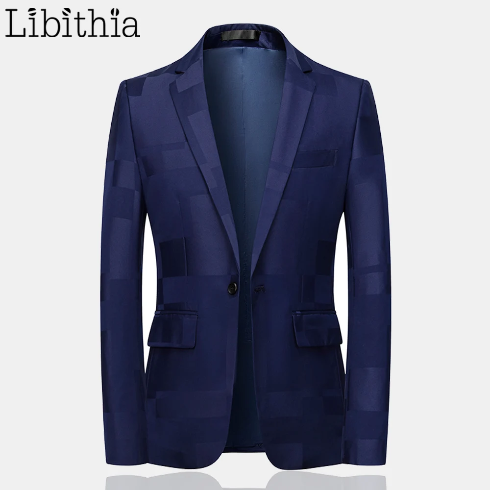 Men's Casual Blazer Jackets One Button Blazers For Men Plaid Pattern High Quality Autumn 5XL 6XL Dark Blue Red Clothes Male R072
Men's Casual Blazer Jackets One Button Blazers For Men Plaid Pattern High Quality Autumn 5XL 6XL Dark Blue Red Clothes Male R072