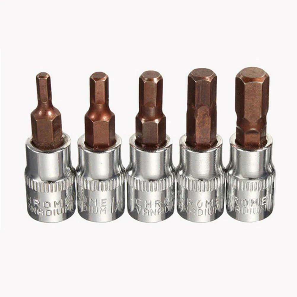 5PCS Bit Socket 1/4 Inch Screwdriver Set Hex Screw Driver Tools Accessories 1/4" Hex Bit Socket Chrome Vanadium Steel
5PCS Bit Socket 1/4 Inch Screwdriver Set Hex Screw Driver Tools Accessories 1/4" Hex Bit Socket Chrome Vanadium Steel