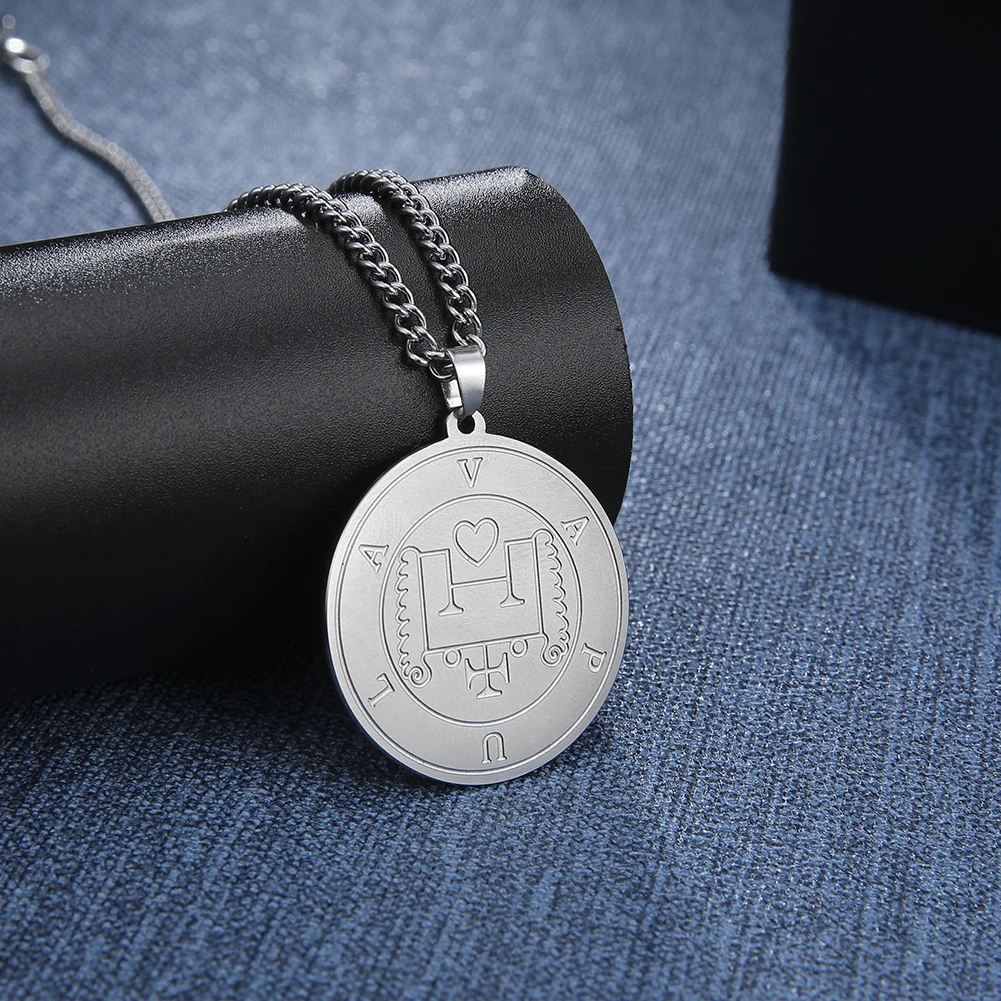 Dawapara Great Duke Vapula - Lesser Key of Solomon Seal Kabbalah Amulet Pendant Men Necklace
Dawapara Great Duke Vapula - Lesser Key of Solomon Seal Kabbalah Amulet Pendant Men Necklace