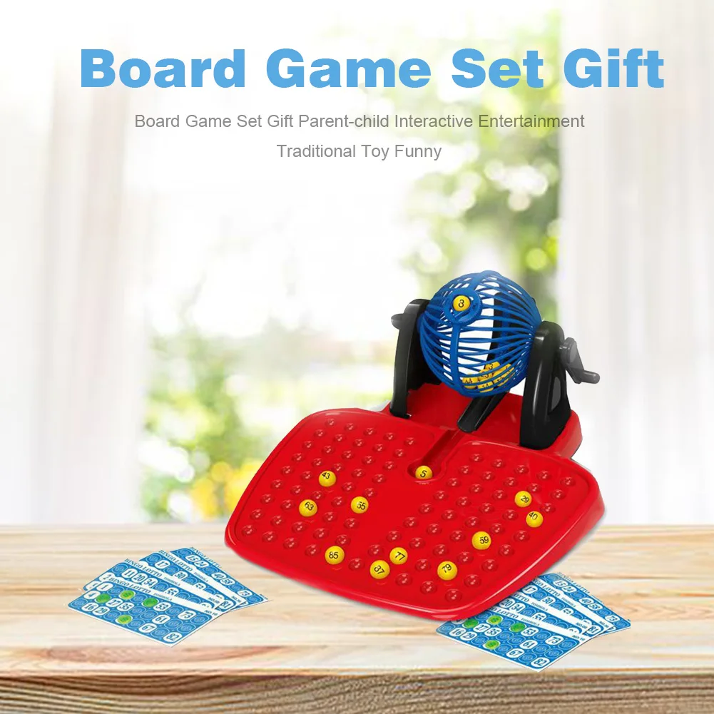 Multi-players 48 Cards Parent-child Interactive Entertainment Draw Machine Desktop 90 Balls Gift Traditional Toy Board Game Set
Multi-players 48 Cards Parent-child Interactive Entertainment Draw Machine Desktop 90 Balls Gift Traditional Toy Board Game Set