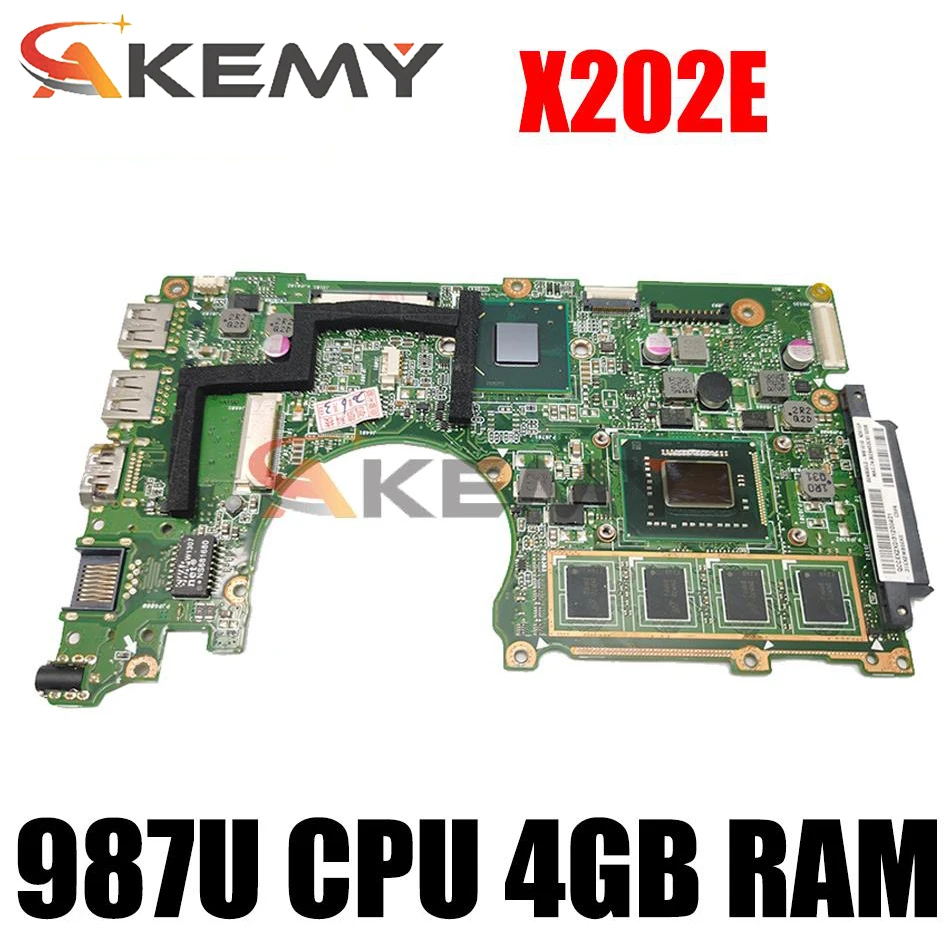 Материнская плата Akemy X202E для ноутбука, процессор 987U, 4 Гб ОЗУ, для asus S200E, X202EP, X202EV, X202E, материнская плата для ноутбука, протестированная на 100%
Материнская плата Akemy X202E для ноутбука, процессор 987U, 4 Гб ОЗУ, для asus S200E, X202EP, X202EV, X202E, материнская плата для ноутбука, протестированная на 100%