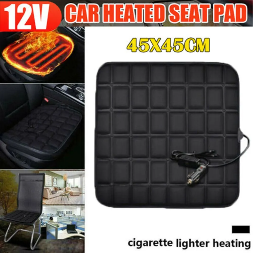 12V Car Cushion Heater Black Seat Electric Heating Pad Quick Heat Temperature Control Warm Winter Soft Comfortable High Quality
12V Car Cushion Heater Black Seat Electric Heating Pad Quick Heat Temperature Control Warm Winter Soft Comfortable High Quality