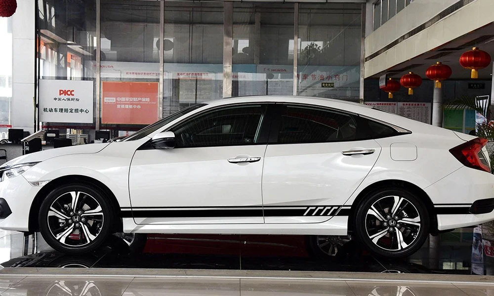 Стильная Автомобильная наклейка 2 шт., боковые полосы автомобиля, наклейка, самоклеящаяся виниловая Спортивная тюнинг гоночного автомобиля...
Стильная Автомобильная наклейка 2 шт., боковые полосы автомобиля, наклейка, самоклеящаяся виниловая Спортивная тюнинг гоночного автомобиля...