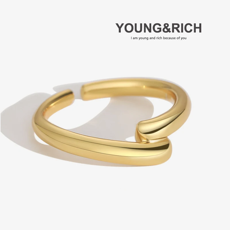 YOUNG&RICH brand new women's S925 Silver Ring retro style simple interwoven hand decoration high quality fashion open ring
YOUNG&RICH brand new women's S925 Silver Ring retro style simple interwoven hand decoration high quality fashion open ring