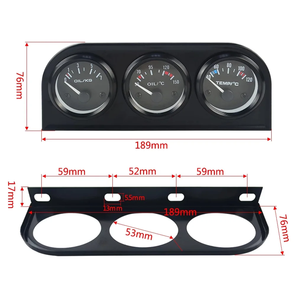 Carbon Fiber 2-1/16 inch Trible 3 Holes Dash Gauge Pod Mount Holder Black Universal Car Styling Automotive Accessories
Carbon Fiber 2-1/16 inch Trible 3 Holes Dash Gauge Pod Mount Holder Black Universal Car Styling Automotive Accessories