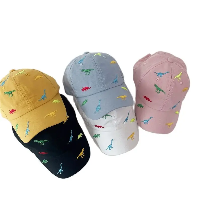New Children's Embroidery Cartoon Cotton Baseball Hat Spring Summer Curved Dinosaur Hat Boys And Girls Outdoor Sports Sun Hats
New Children's Embroidery Cartoon Cotton Baseball Hat Spring Summer Curved Dinosaur Hat Boys And Girls Outdoor Sports Sun Hats