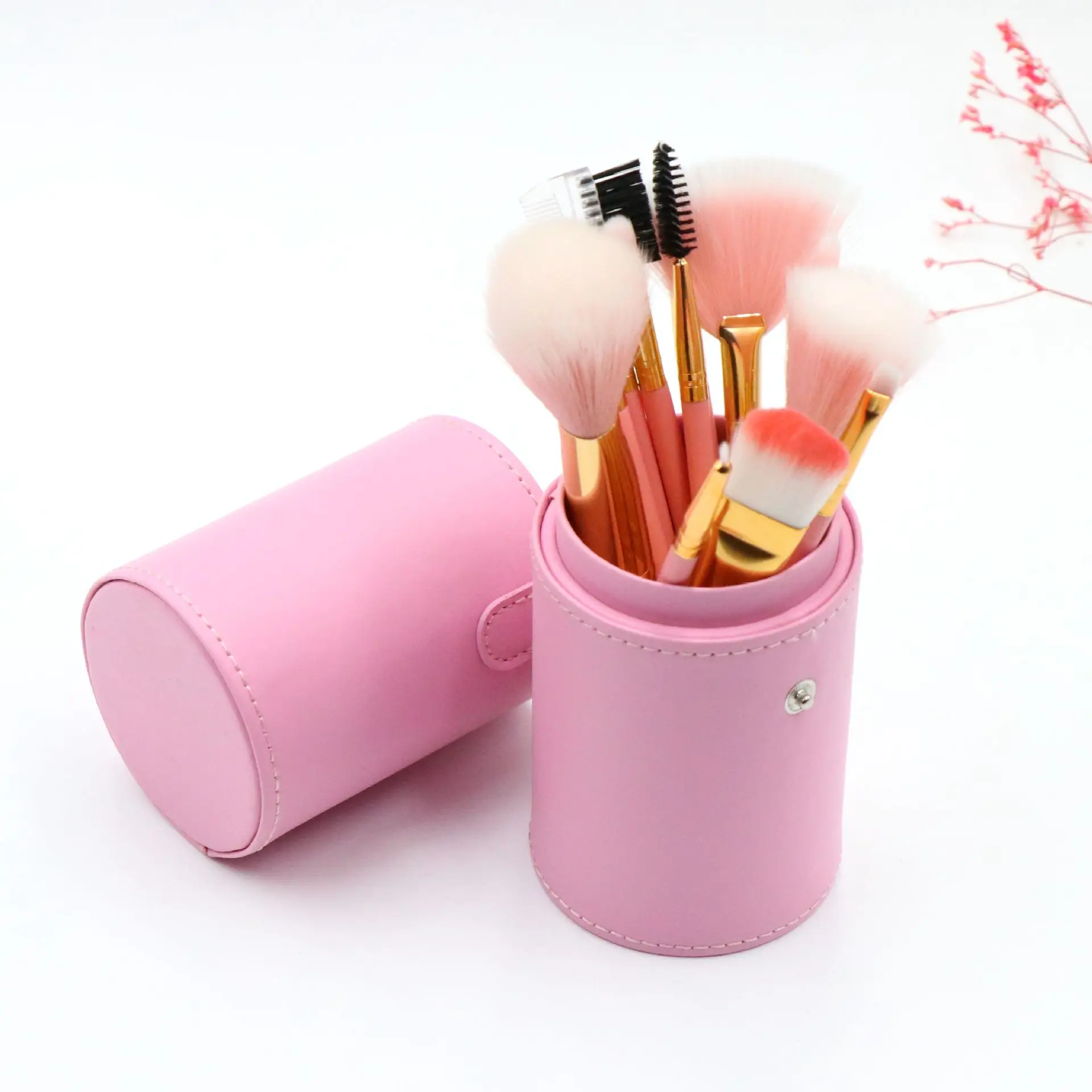 Fashion Makeup Brush Holder Case PU Leather Travel Pen Holder Storage Cosmetic Bag Foundation Organizer Eye Make Up Brush Tools
Fashion Makeup Brush Holder Case PU Leather Travel Pen Holder Storage Cosmetic Bag Foundation Organizer Eye Make Up Brush Tools