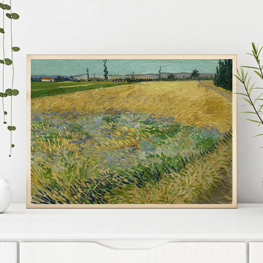 Van Gogh Wheat Field With Cornflowers Oil Painting on Canvas Posters and Prints Cuadros Wall Art Pictures For Home Living Room
Van Gogh Wheat Field With Cornflowers Oil Painting on Canvas Posters and Prints Cuadros Wall Art Pictures For Home Living Room