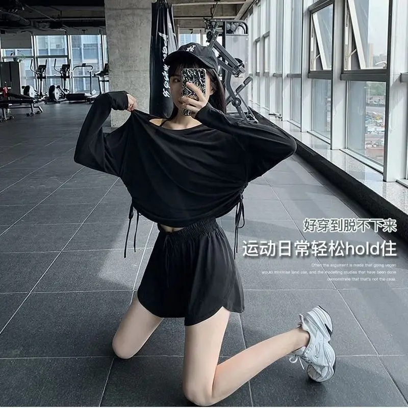 Summer Refreshing New Sportswear Women Net Celebrity Loose Casual Wear Thin Yoga Running Athletics Fitness Sweet Energetic Suit 
Summer Refreshing New Sportswear Women Net Celebrity Loose Casual Wear Thin Yoga Running Athletics Fitness Sweet Energetic Suit